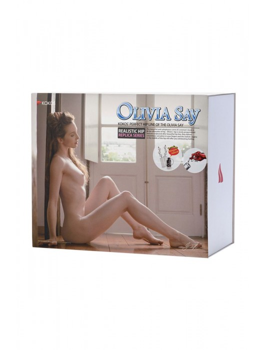 Вибрирующий мастурбатор-полуторс Olivia Say: вагина и анус - KOKOS - в Санкт-Петербурге купить с доставкой