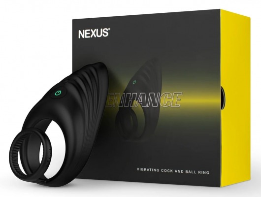 Черное эрекционное виброкольцо Nexus Enhance - Nexus Range - в Санкт-Петербурге купить с доставкой