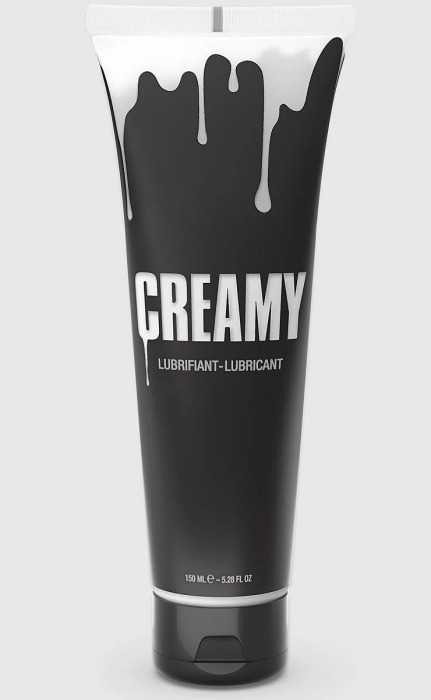 Смазка на водной основе Creamy с консистенцией спермы - 150 мл. - Strap-on-me - купить с доставкой в Санкт-Петербурге