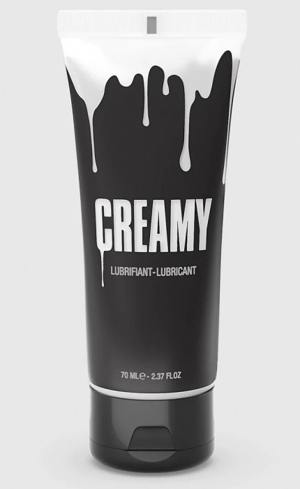 Смазка на водной основе Creamy с консистенцией спермы - 70 мл. - Strap-on-me - купить с доставкой в Санкт-Петербурге