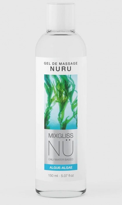 Массажный гель на водной основе Mixgliss NU Algae - 150 мл. - Strap-on-me - купить с доставкой в Санкт-Петербурге