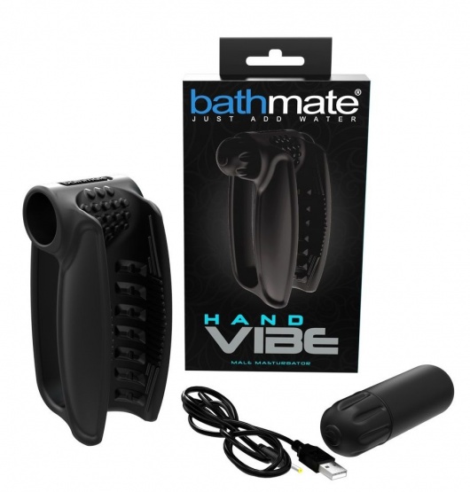 Черный вибромастурбатор Hand Vibe - Bathmate - в Санкт-Петербурге купить с доставкой