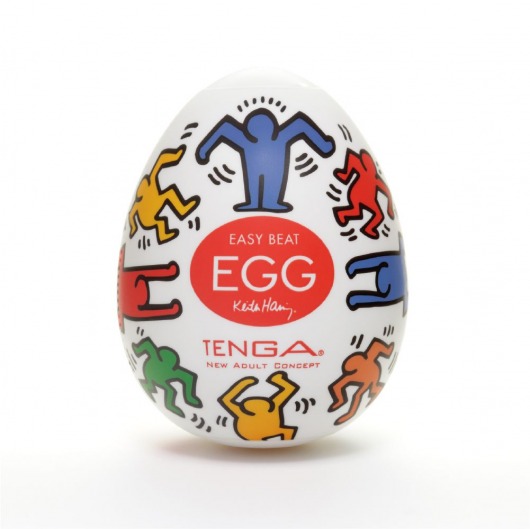 Мастурбатор-яйцо Keith Haring EGG DANCE - Tenga - в Санкт-Петербурге купить с доставкой