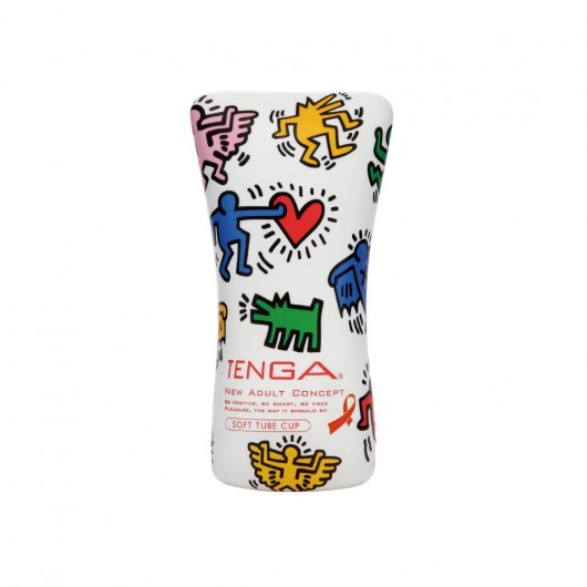 Мастурбатор Keith Haring Soft Tube CUP - Tenga - в Санкт-Петербурге купить с доставкой