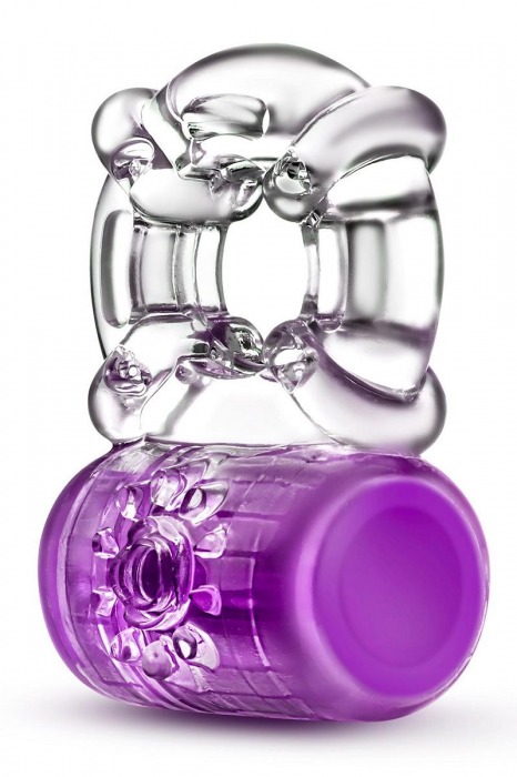 Фиолетовое эрекционное виброкольцо Pleaser Rechargeable C-Ring - Blush Novelties - в Санкт-Петербурге купить с доставкой