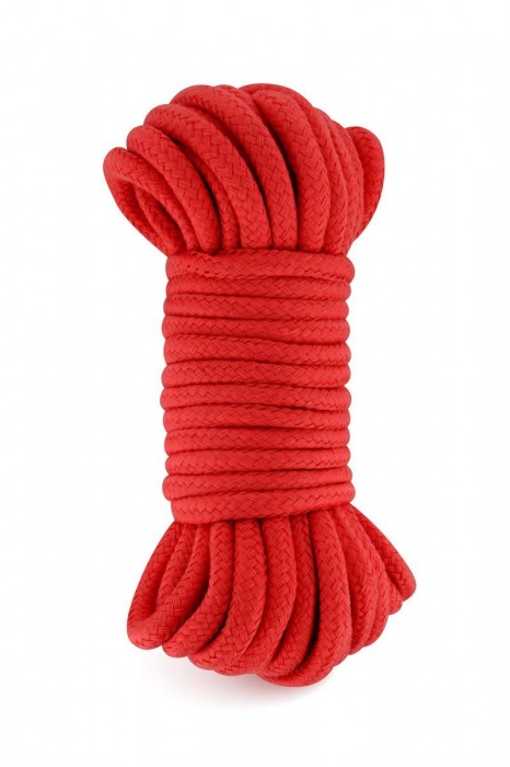Красная веревка для фиксации - 10 м. - Sweet Caress - купить с доставкой в Санкт-Петербурге