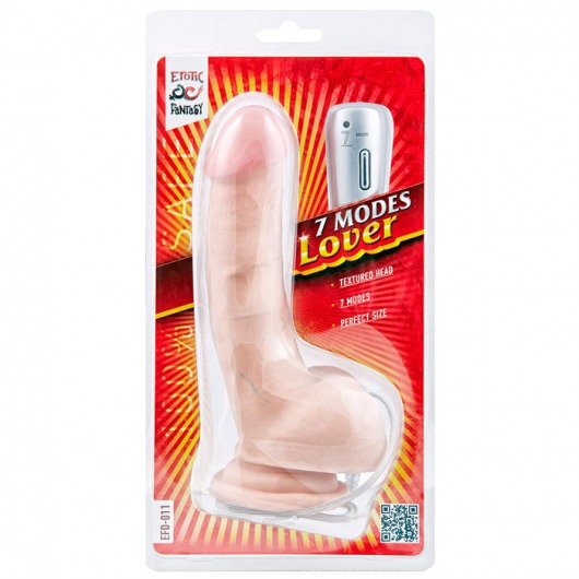 Вибромассажер 7 Modes Lover - 18 см. - Erotic Fantasy