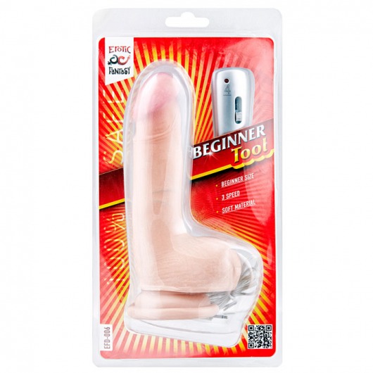 Вибратор для новичков Beginner Tool - 15 см. - Erotic Fantasy