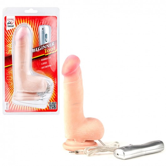 Вибратор для новичков Beginner Tool - 15 см. - Erotic Fantasy
