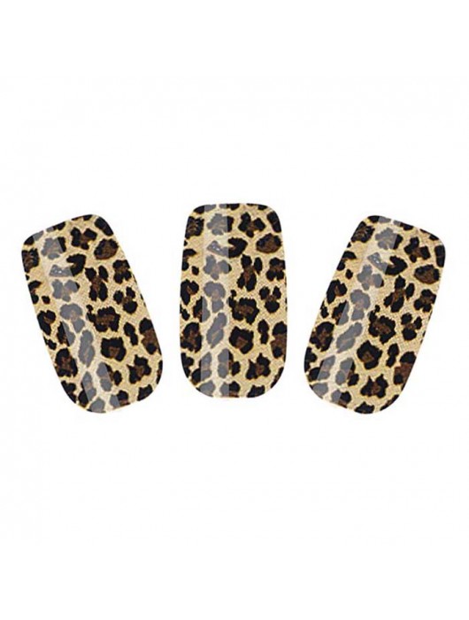 Набор лаковых полосок для ногтей Леопард Nail Foil - Erotic Fantasy купить с доставкой