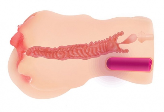 Телесный вибромастурбатор-вагина Onahole edition 003 с двойным слоем материала - KOKOS - в Санкт-Петербурге купить с доставкой