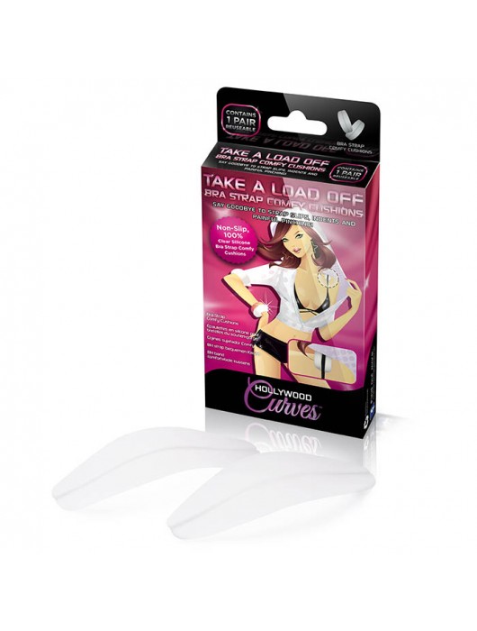 Силиконовые подушечки для бретелей лифов BRA STRAP COMFY CUSHIONS - Hollywood Curves купить с доставкой