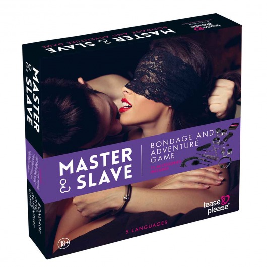 БДСМ-набор Master Slave Bondage And Adventure Game - Tease&Please - купить с доставкой в Санкт-Петербурге