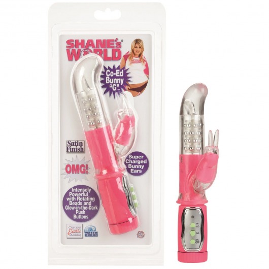Мощный вибратор для точки G с маленькими шариками Shanes World - 14 см. - California Exotic Novelties