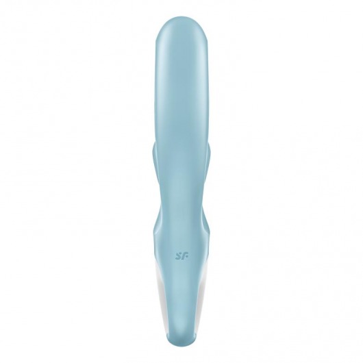 Голубой вибратор-кролик Love me - 21,2 см. - Satisfyer