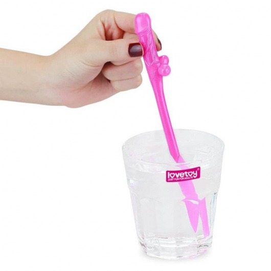 Разноцветные сувенирные коктейльные трубочки с пенисами Original Willy Straws - 9 шт. - Lovetoy - купить с доставкой в Санкт-Петербурге