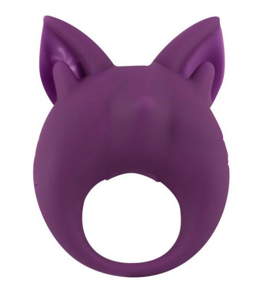 Фиолетовое перезаряжаемое эрекционное кольцо Kitten Kiki - Lola Games - в Санкт-Петербурге купить с доставкой