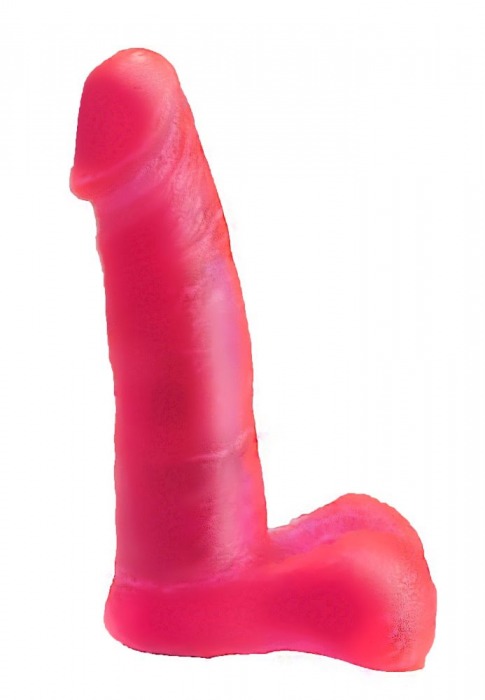 Розовая гелевая насадка для страпона - 16,5 см. - LOVETOY (А-Полимер) - купить с доставкой в Санкт-Петербурге