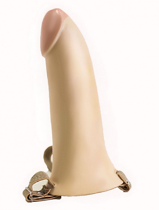 Реалистичный пустотелый фаллопротез - 16 см. - LOVETOY (А-Полимер) - купить с доставкой в Санкт-Петербурге