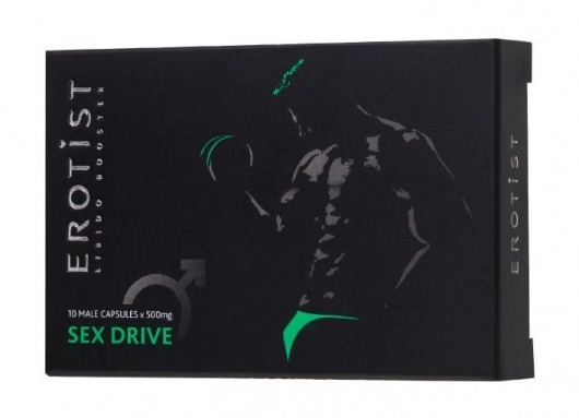 Капсулы для мужчин для повышения либидо Erotist SEX DRIVE - 10 капсул (500 мг.) - Erotist Libido Booster - купить с доставкой в Санкт-Петербурге