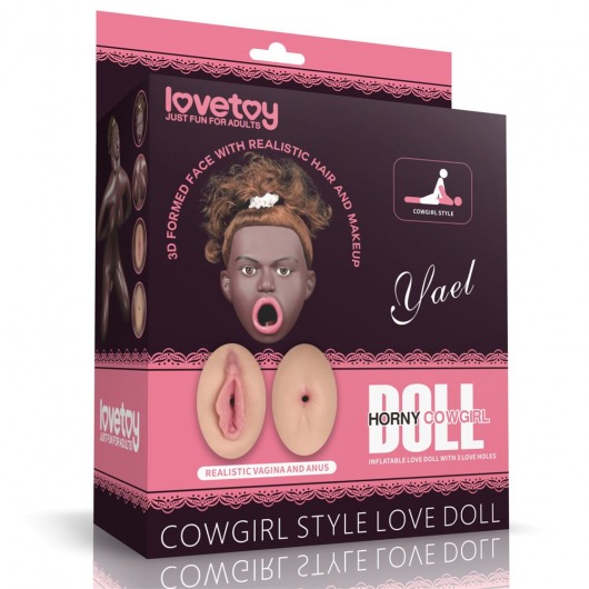 Темнокожая секс-кукла с реалистичными вставками Cowgirl Style Love Doll - Lovetoy - в Санкт-Петербурге купить с доставкой