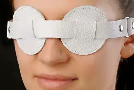 Белая маска-очки - Sitabella - купить с доставкой в Санкт-Петербурге