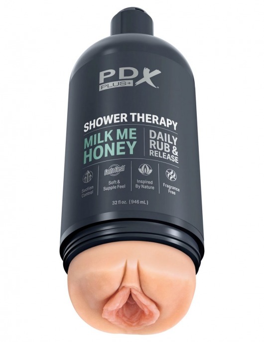 Телесный мастурбатор-вагина Shower Therapy Milk Me Honey - Pipedream - в Санкт-Петербурге купить с доставкой
