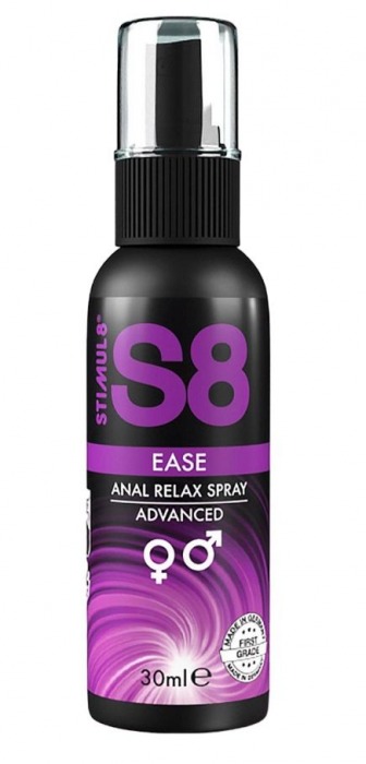 Расслабляющий анальный спрей S8 Ease Anal Relax Spray - 30 мл. - Stimul8 - купить с доставкой в Санкт-Петербурге