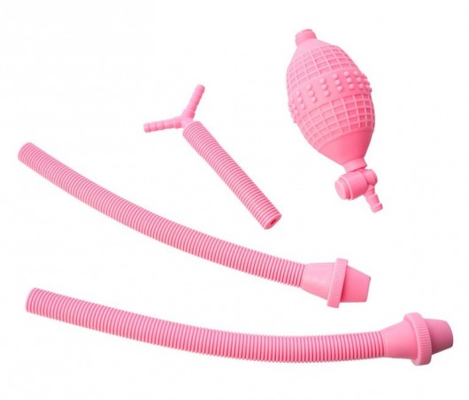 Вакуумный массажёр для груди розового цвета - Toyfa Basic