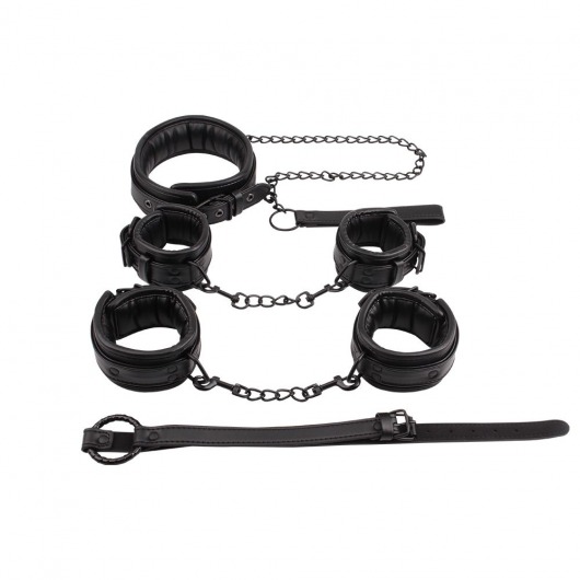 БДСМ-набор из 4 предметов Deluxe Bondage Kit - Chisa - купить с доставкой в Санкт-Петербурге