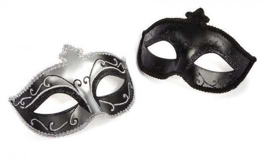 Набор из двух маскарадных масок Masks On Masquerade - Fifty Shades of Grey - купить с доставкой в Санкт-Петербурге