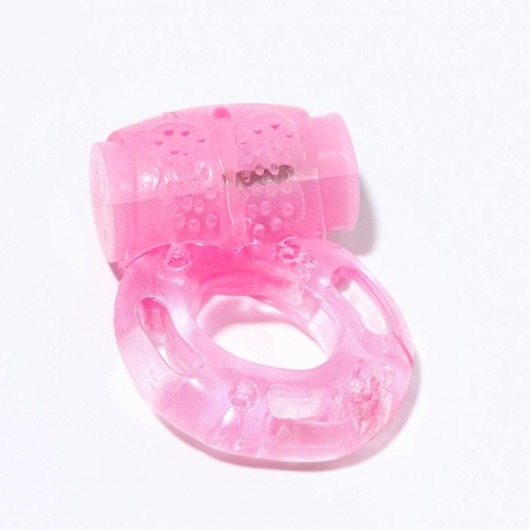 Розовое мягкое эрекционное кольцо с вибрацией - Сима-Ленд - в Санкт-Петербурге купить с доставкой