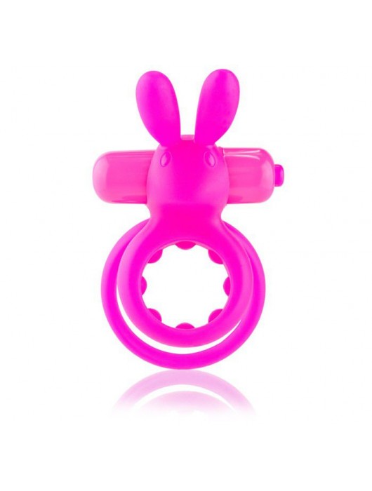 Розовое виброкольцо THE OHARE с подхватом мошонки - Screaming O - в Санкт-Петербурге купить с доставкой