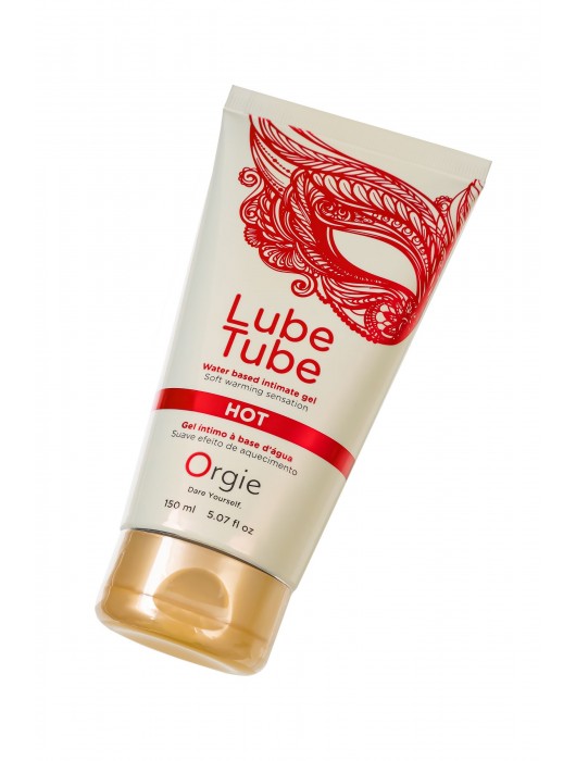 Интимный гель на водной основе Lube Tube Hot с разогревающим эффектом - 150 мл. - ORGIE - купить с доставкой в Санкт-Петербурге