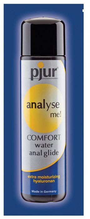 Анальный лубрикант pjur ANALYSE ME Comfort Water Anal Glide - 2 мл. - Pjur - купить с доставкой в Санкт-Петербурге