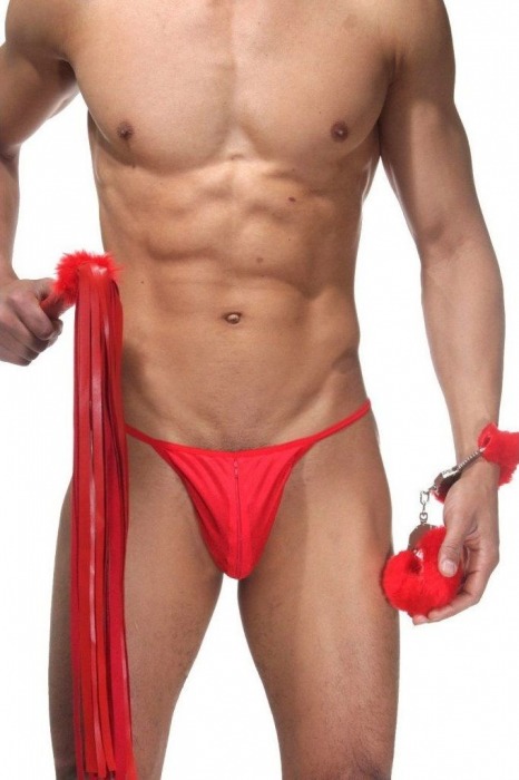 Красный эротический костюм раба - La Blinque купить с доставкой