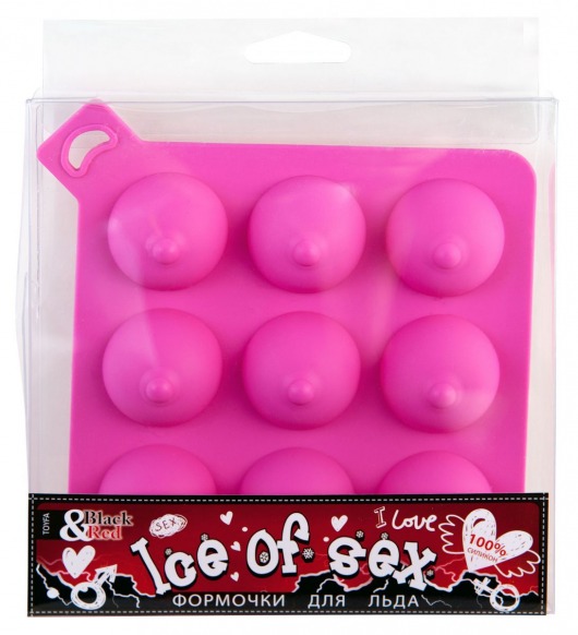 Формочка для льда розового цвета - ToyFa - купить с доставкой в Санкт-Петербурге