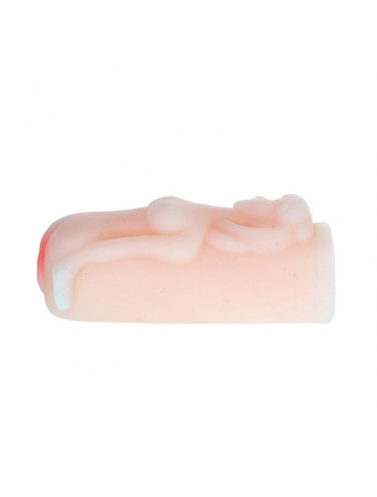 Телесный мастурбатор с изображением девушки - Baile - в Санкт-Петербурге купить с доставкой