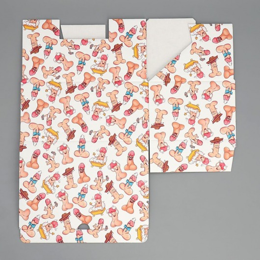 Сборная подарочная коробка «Веселые джентельмены» -  22 х 15 х 10 см. - Сима-Ленд - купить с доставкой в Санкт-Петербурге