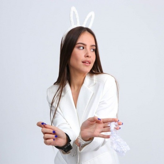 Эротический набор «Я твоя зайка»: ободок, наручники, повязка - Сима-Ленд - купить с доставкой в Санкт-Петербурге