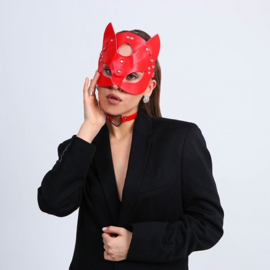 Эротический набор «Поиграй со мной»: маска и чокер - Сима-Ленд - купить с доставкой в Санкт-Петербурге
