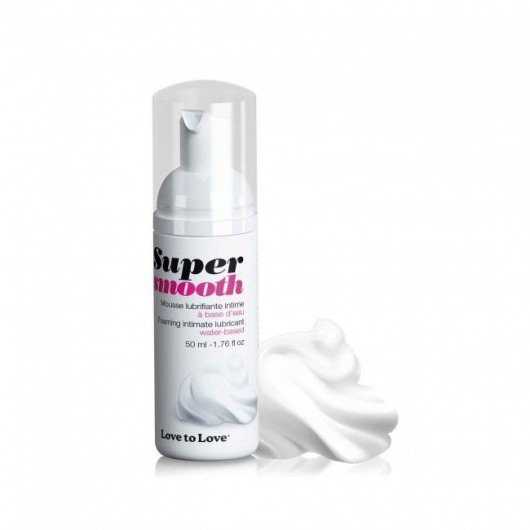 Лубрикант нежнейшая пенка Super Smooth Foaming Intime Lubricant - 50 мл. - Love to Love - купить с доставкой в Санкт-Петербурге