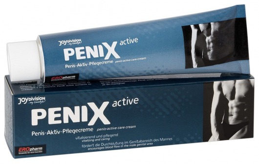 Возбуждающий крем для мужчин PeniX active - 75 мл. - Joy Division - купить с доставкой в Санкт-Петербурге