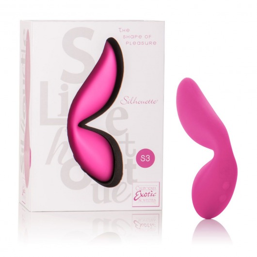 Розовый вибромассажер Silhouette S3 - 12,75 см. - California Exotic Novelties