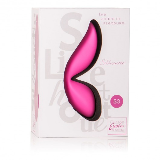 Розовый вибромассажер Silhouette S3 - 12,75 см. - California Exotic Novelties