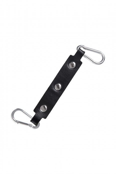 Черно-красные оковы из натуральной кожи - Pecado - купить с доставкой в Санкт-Петербурге