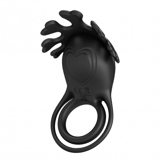 Черное эрекционное кольцо с вибрацией Ruben - Baile - в Санкт-Петербурге купить с доставкой