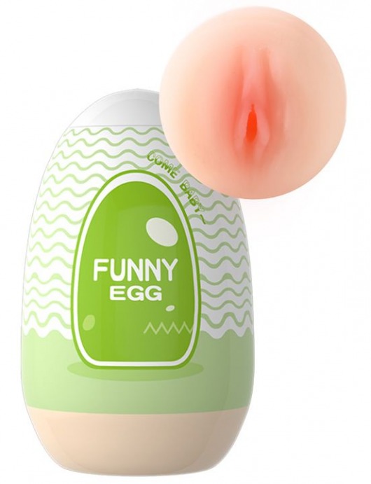 Мастурбатор-вагина Funny Egg - Eroticon - в Санкт-Петербурге купить с доставкой