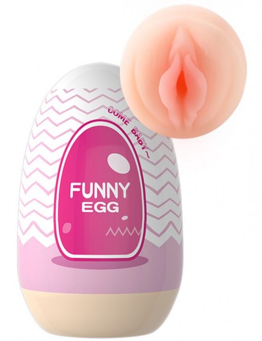 Мастурбатор-яйцо Funny Egg с входом-вагиной - Eroticon - в Санкт-Петербурге купить с доставкой