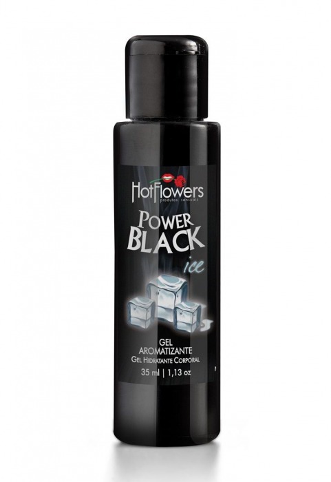 Стимулирующий гель для массажа Power Black - 35 мл. - HotFlowers - купить с доставкой в Санкт-Петербурге